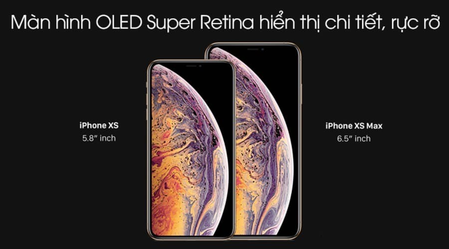 Màn hình iPhone XS Max lên đến 6.5 inch với khả năng chống xước cực đỉnh