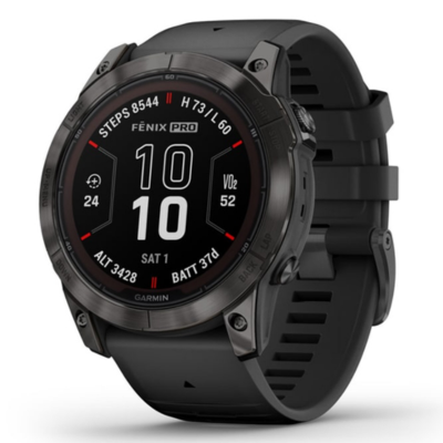 Garmin Fenix 7x 51mm Pro Solar Titanium Dây Cao Su