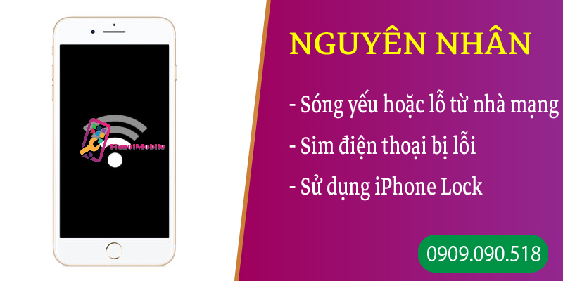 iPhone bị mất sóng