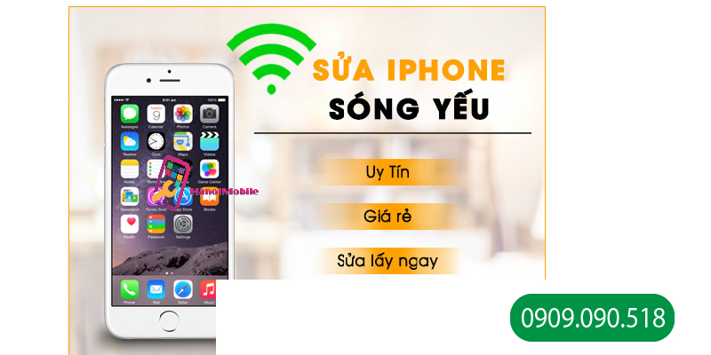 iPhone bị mất sóng