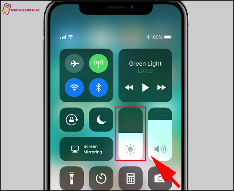 Tăng độ sáng màn hình để kiếm tra từng góc cạnh và chất lượng của màn iPhone XR