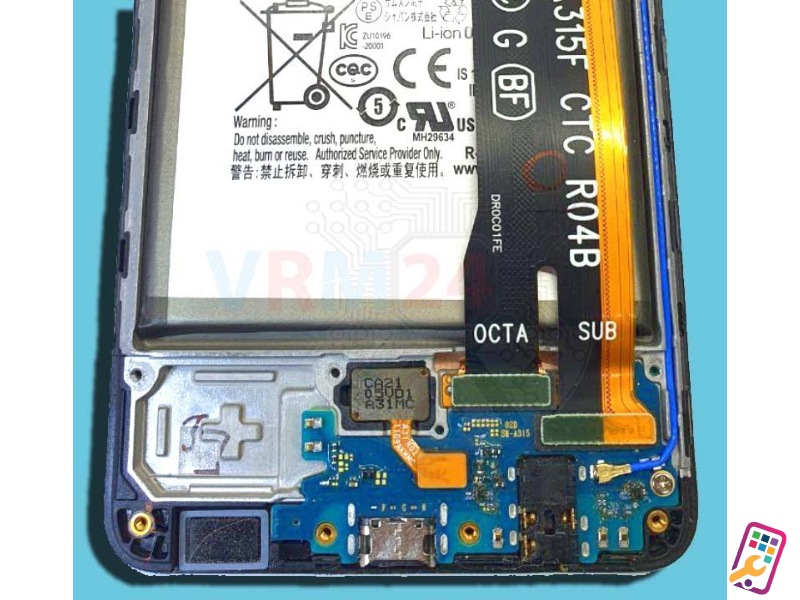Thay chân sạc Samsung Galaxy A31