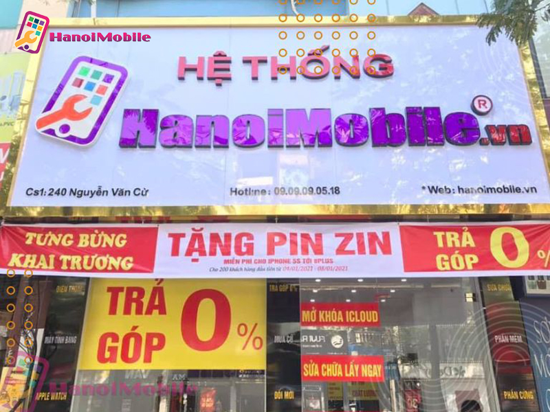 HanoiMobile tự tin là địa chỉ thay pin iPhone 15 chính hãng