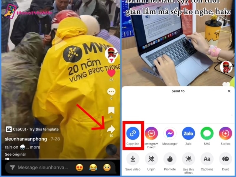 Tải video TikTok bằng SnapTik trên điện thoại Android/ iPhone