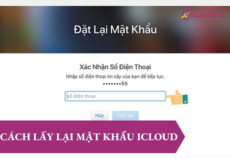 Cách lấy lại mật khẩu iCloud