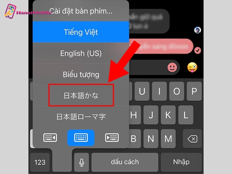 Cách sử dụng bàn phím tiếng Nhật trên điện thoại iPhone