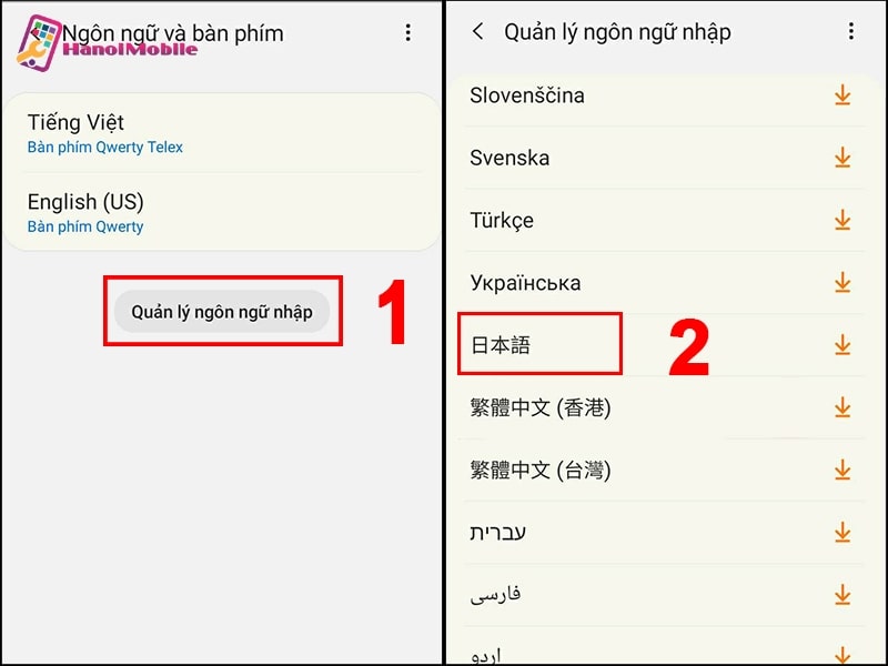 Cách sử dụng bàn phím tiếng Nhật trên điện thoại Android