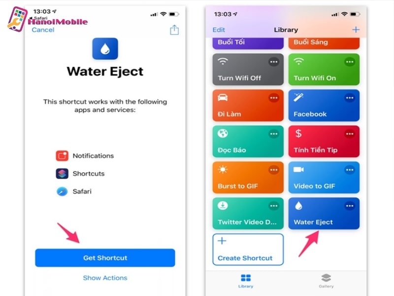 Sử dụng Siri Shortcuts