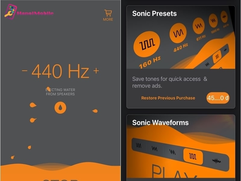 Sử dụng ứng dụng Sonic