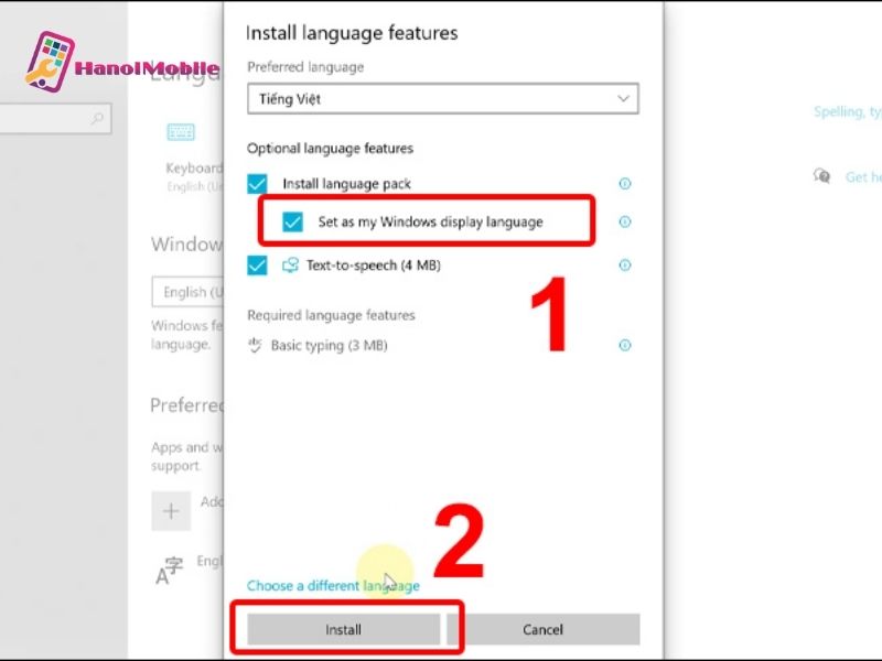 Cách cài tiếng Việt cho máy tính bằng gói ngôn ngữ trên Microsoft Store