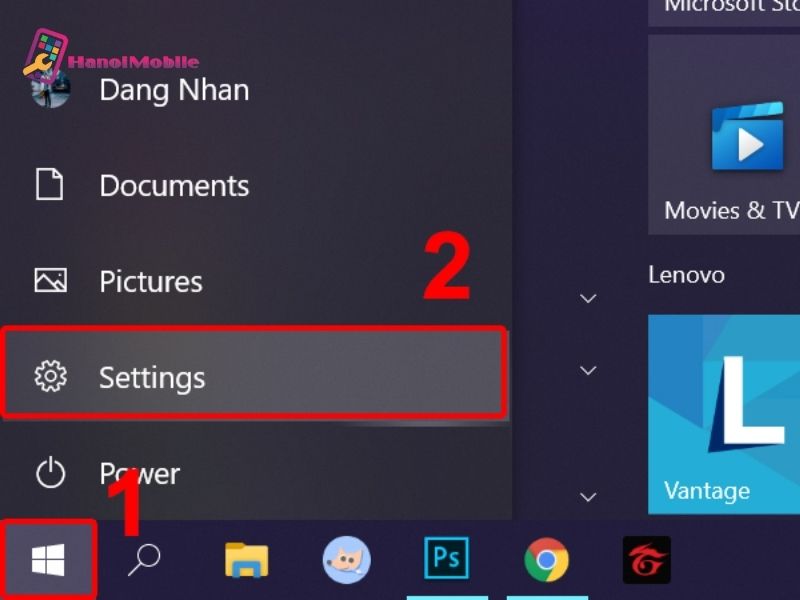 Cách cài tiếng Việt cho máy tính Windows tại Setting