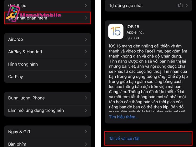 Cách cập nhật iOS 15 với iPhone chạy iOS 14