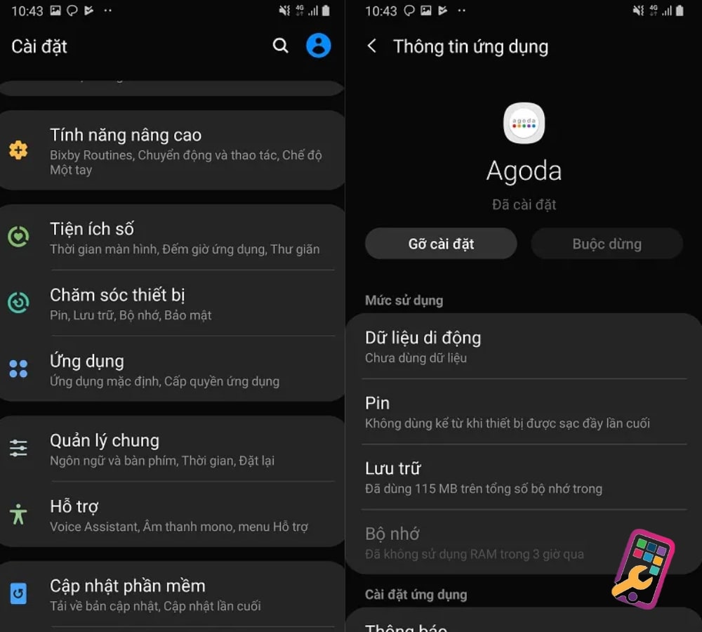 cách giải phóng dung lượng điện thoại samsung 2