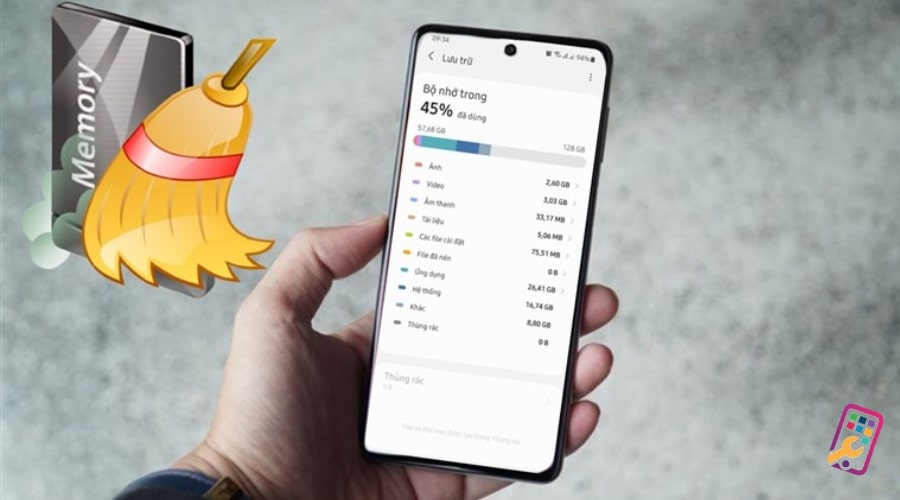 cách giải phóng dung lượng điện thoại samsung 5