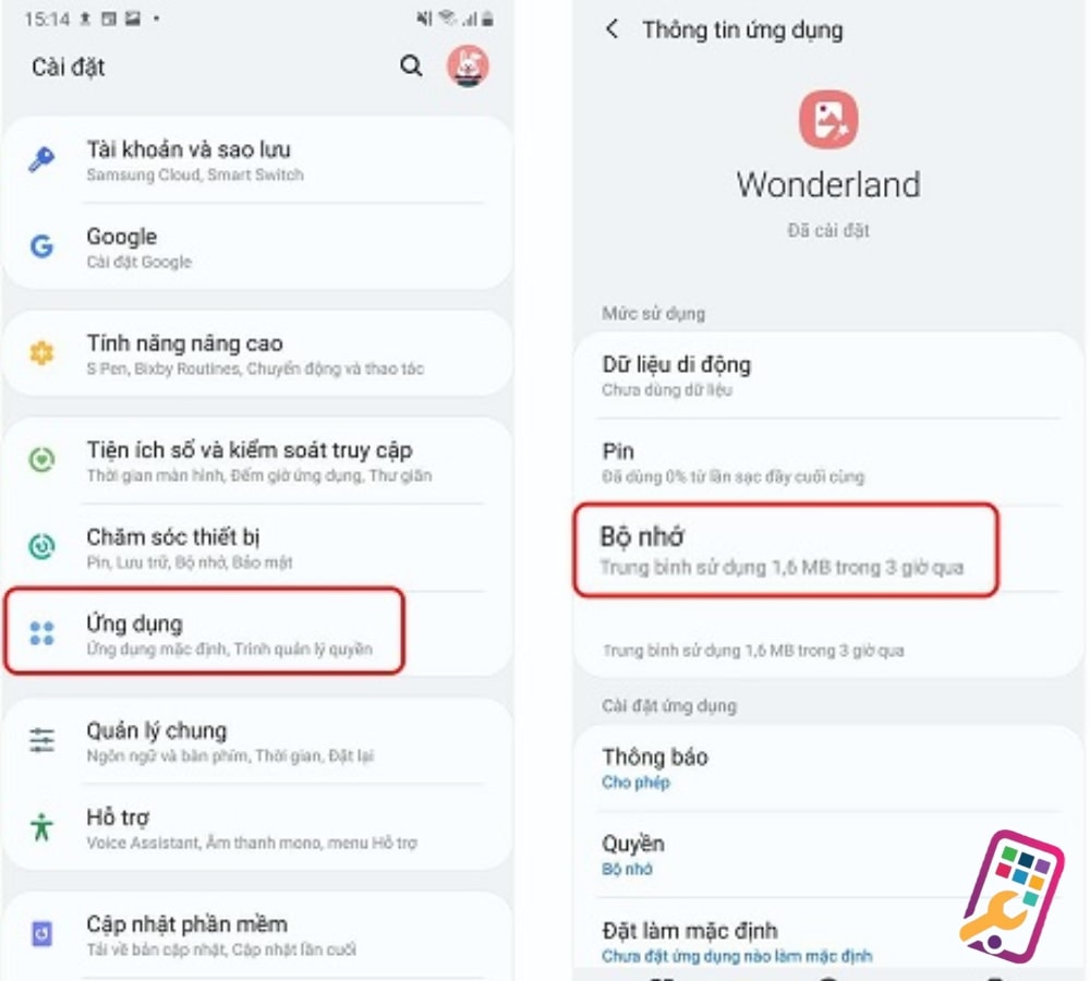 cách giải phóng dung lượng điện thoại samsung 7