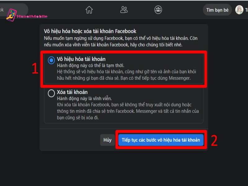 Cách khóa trang cá nhân Facebook bằng máy tính