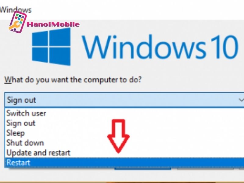Cách khởi động lại máy tính nhanh nhất