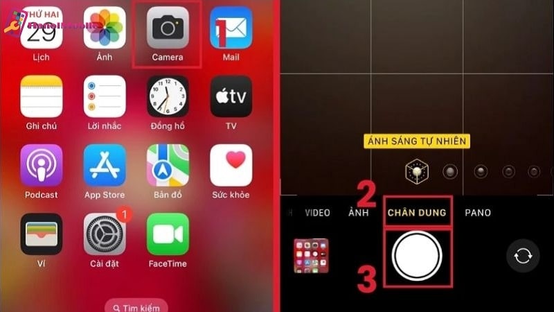 Cách làm mờ ảnh bằng tính năng chụp ảnh chân dung trên iPhone