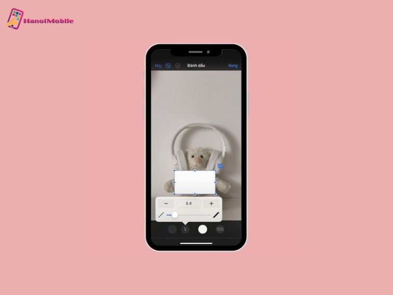 Sử dụng tính năng đánh dấu (markup) làm mờ ảnh trên iPhone