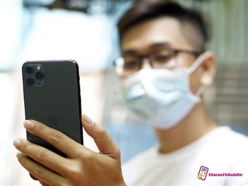 Cách mở face id khi đeo khẩu trang