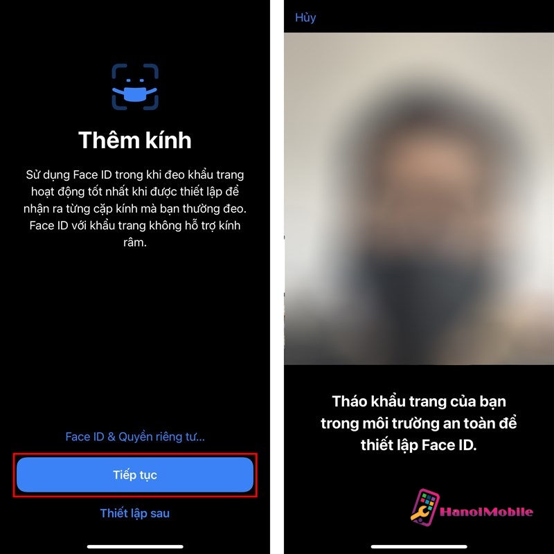 Hướng dẫn mở face id khi đeo khẩu trang nhanh nhất 