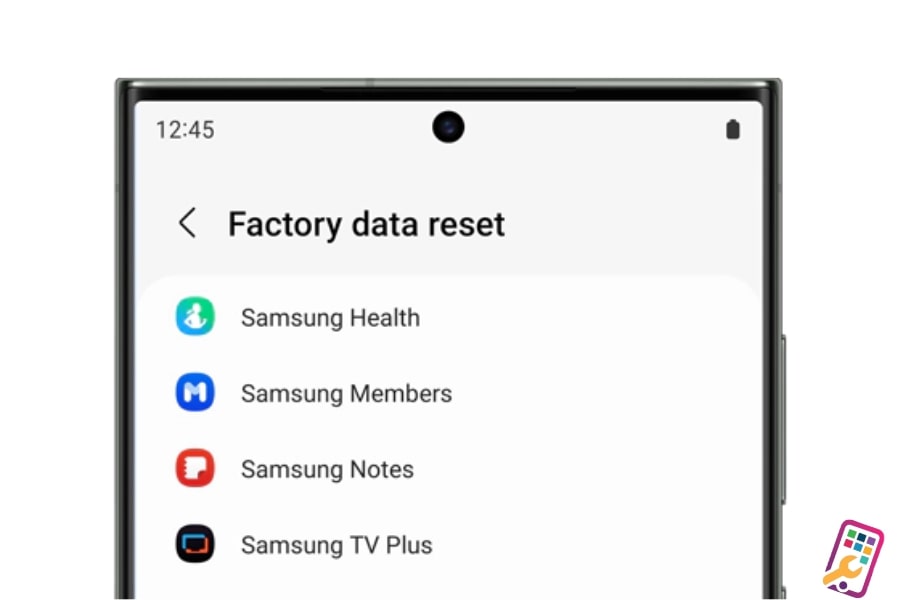 cách reset máy điện thoại Samsung 4