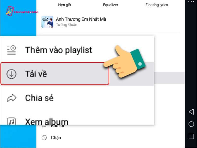 Tải nhạc từ Zing MP3