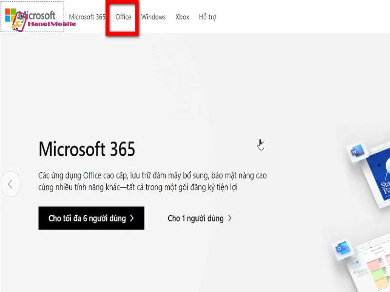 Tải từ trang web của Microsoft