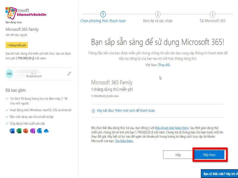 Tải từ trang web của Microsoft