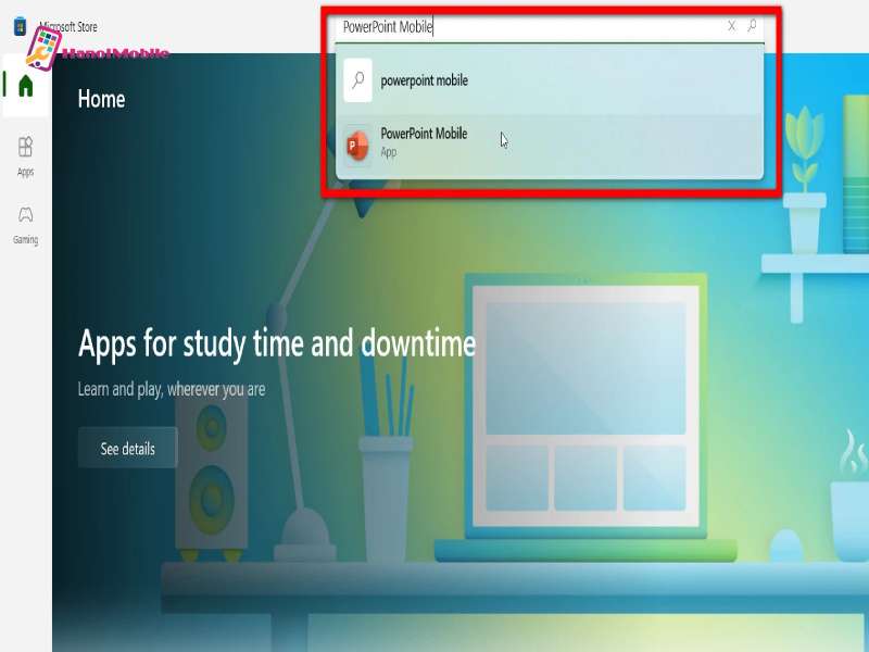 Tải Powerpoint Mobile từ Microsoft Store