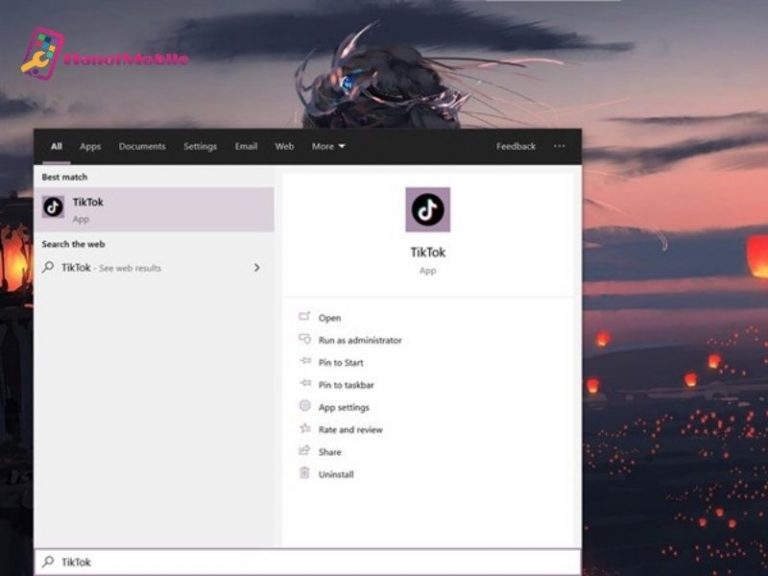 Cách tải Tik Tok trên máy tính Windows 10