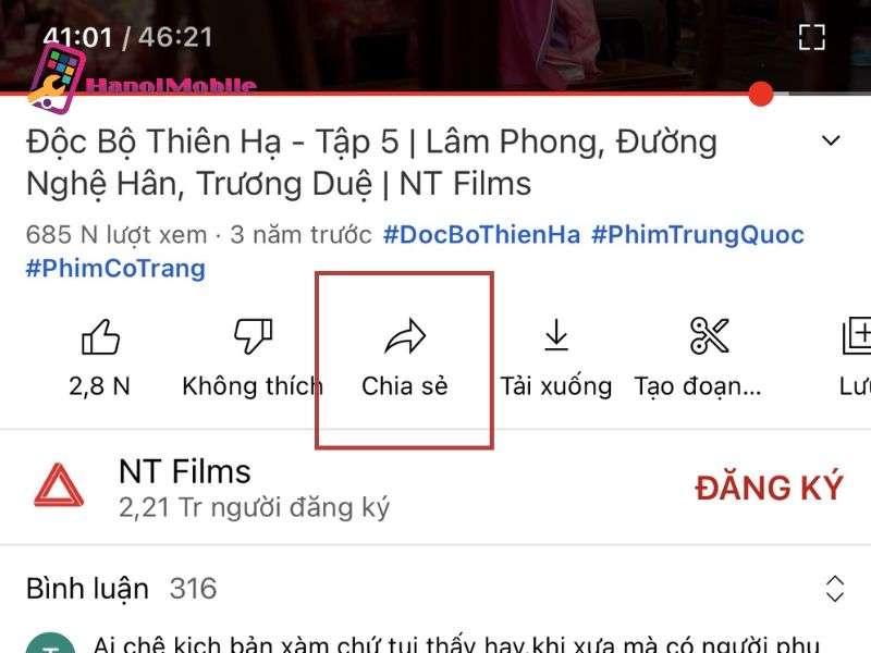 Cách tải video trên Youtube về điện thoại bằng Web “Save from”