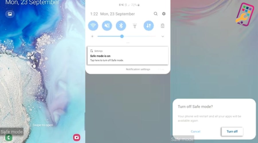 cách tắt chế độ an toàn trên Samsung 3