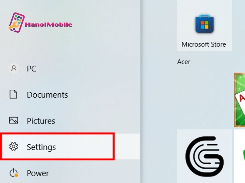 Cách tắt chế độ máy bay trên máy tính bằng cài đặt Settings