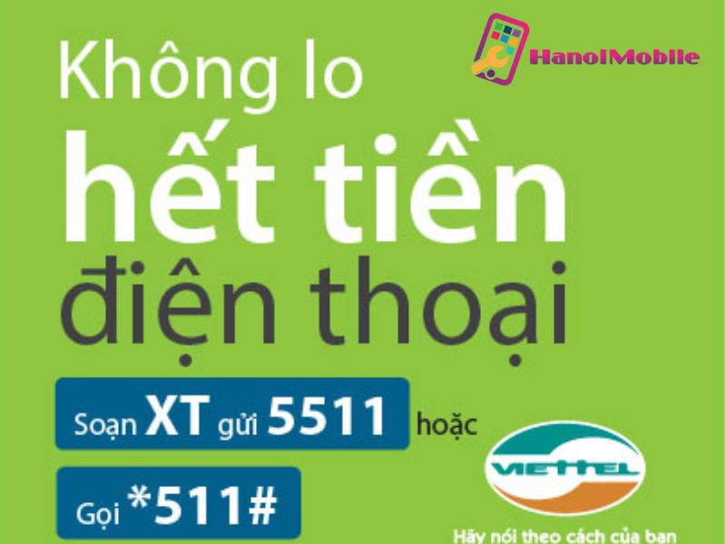 Cách ứng tiền Viettel qua tổng đài 5511