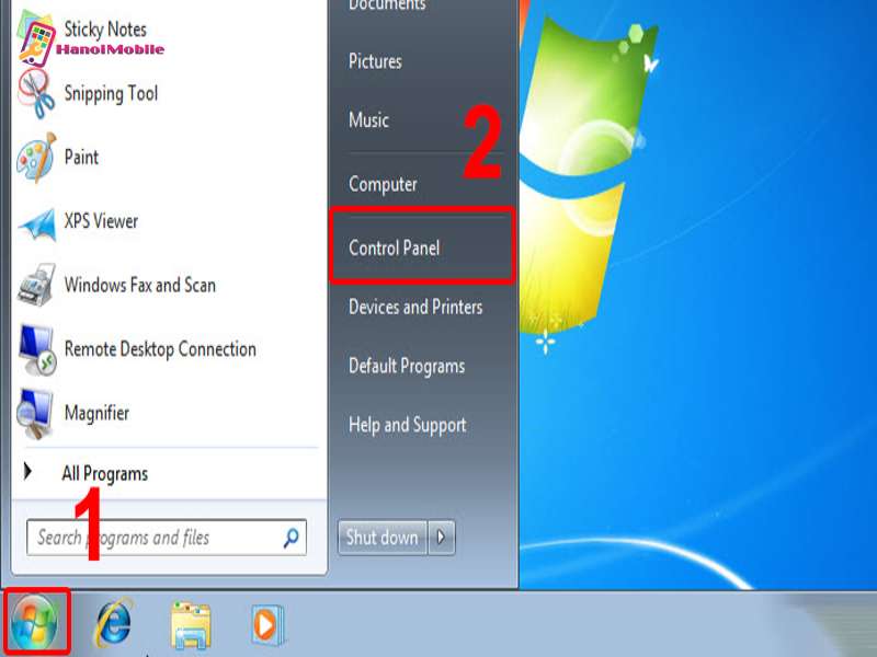 Cách cài đặt mật khẩu máy tính Windows 7