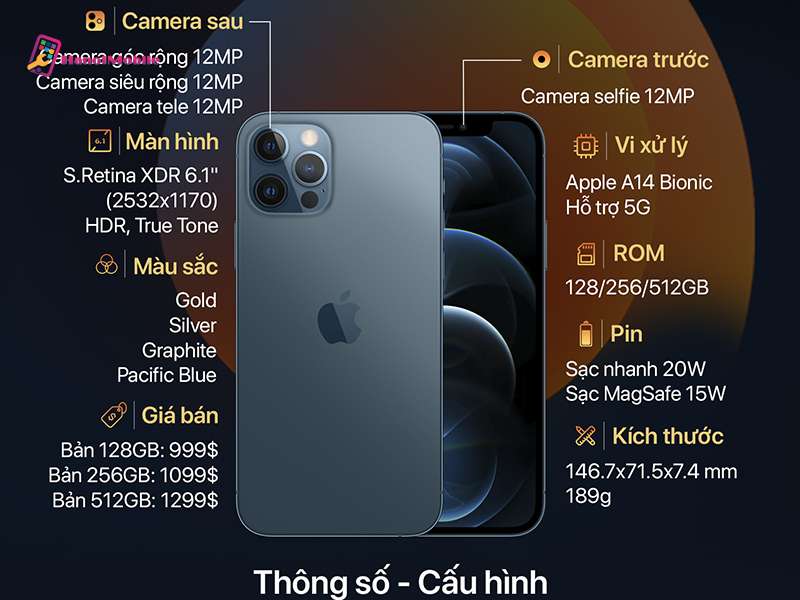 cấu hình iPhone 12 pro