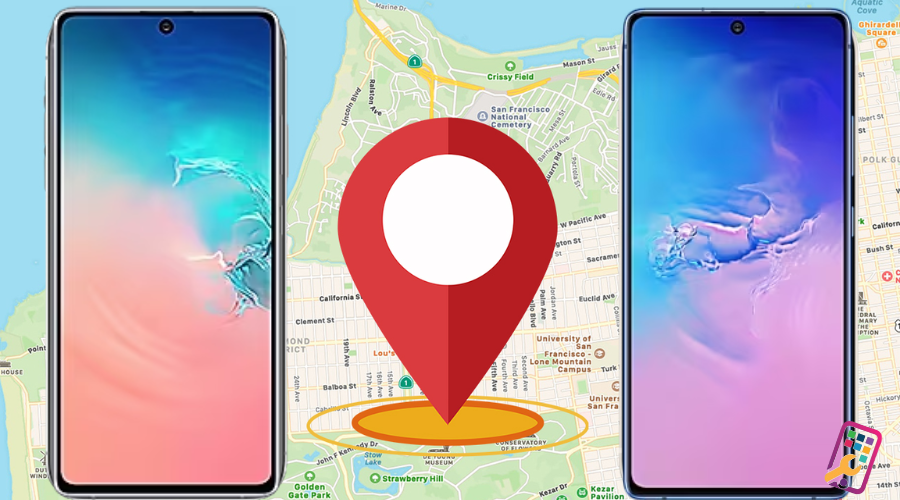 chức năng định vị giữa hai điện thoại Samsung 17