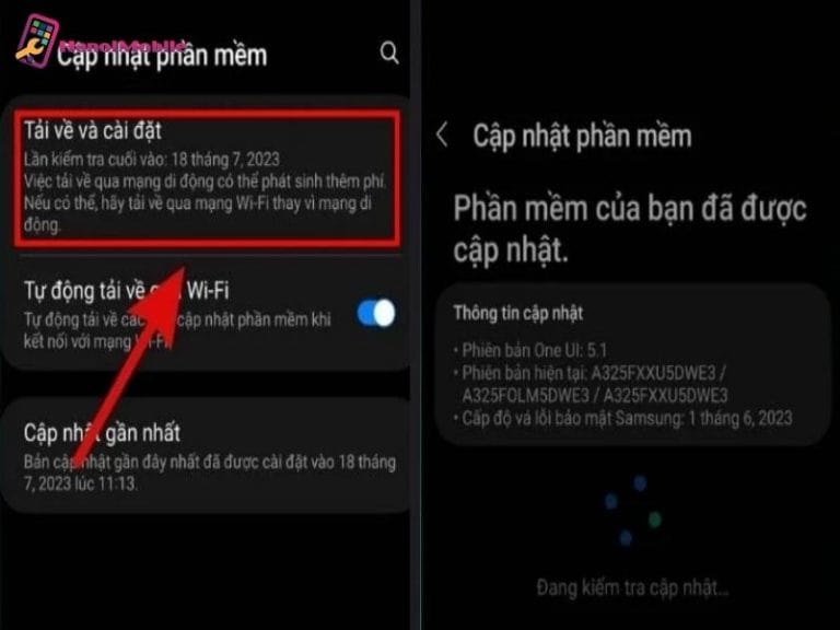 Cập nhật lên phiên bản mới nhất