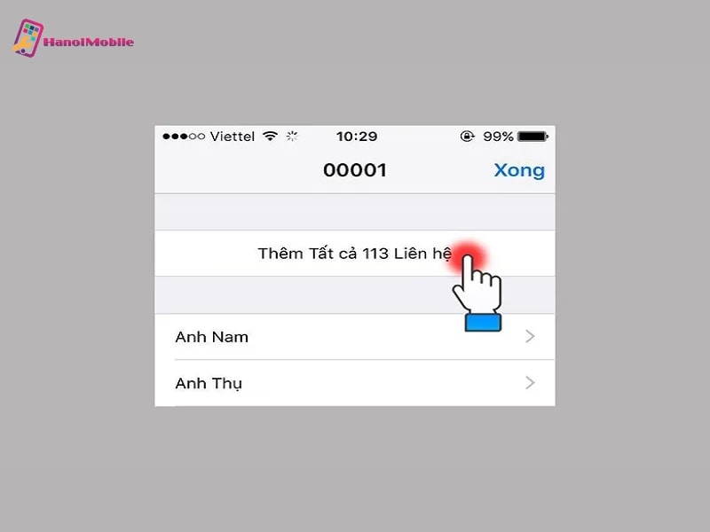 Chuyển danh bạ từ Android sang iPhone trực tiếp