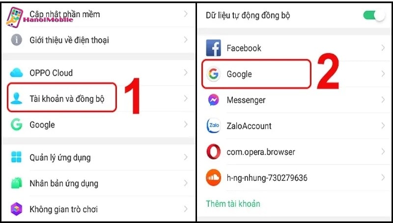 Cách đồng bộ danh bạ trên Android lên Gmail