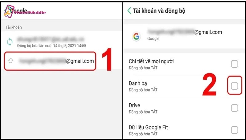 Cách đồng bộ danh bạ trên Android lên Gmail