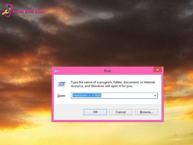 Thực hiện hẹn giờ tắt máy tính bằng lệnh Windows + R
