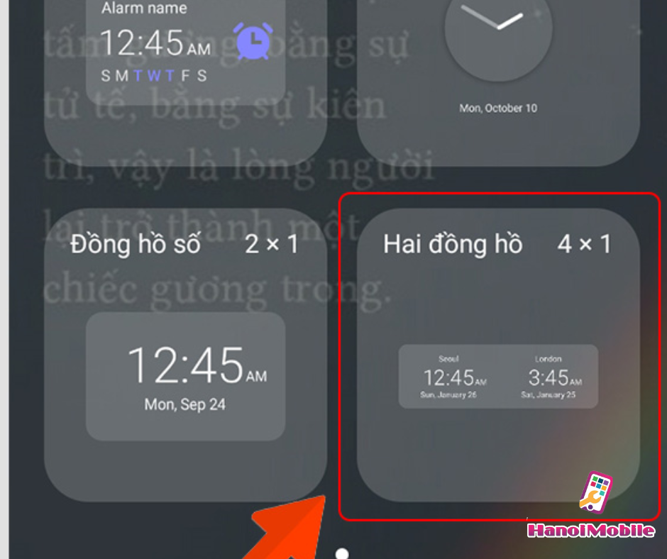 Cách Hiển Thị Đồng Hồ Trên Màn Hình Điện Thoại Samsung 2