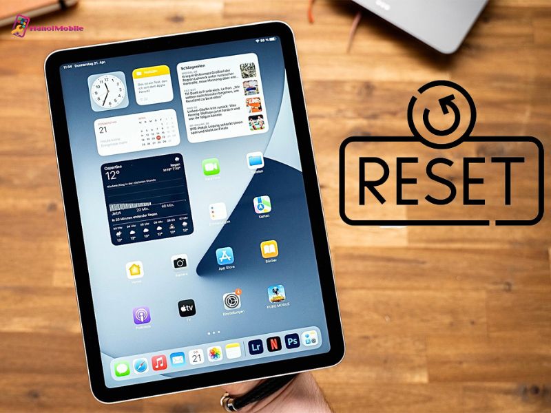 Reset lại iPad