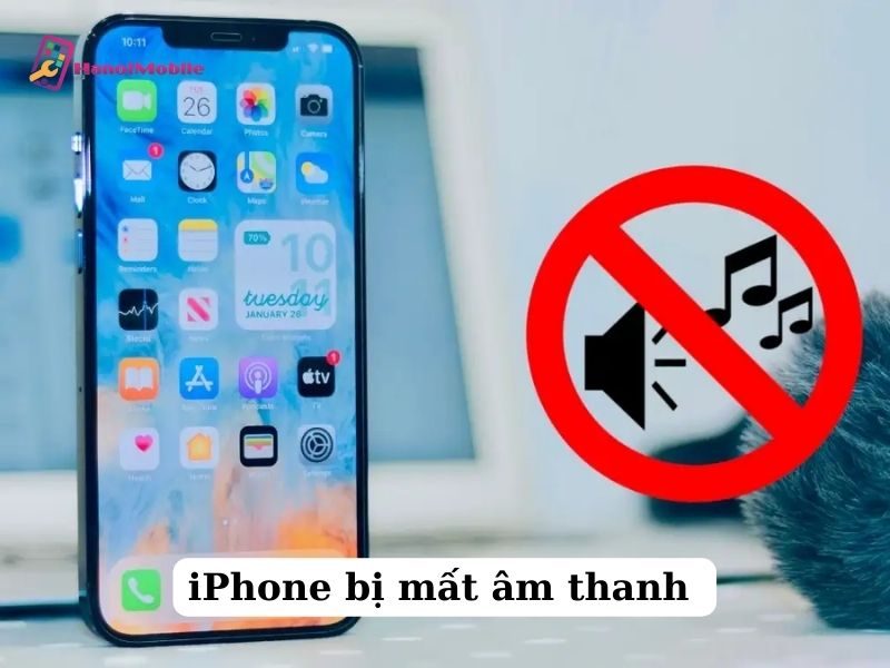 iphone bị mất âm thanh