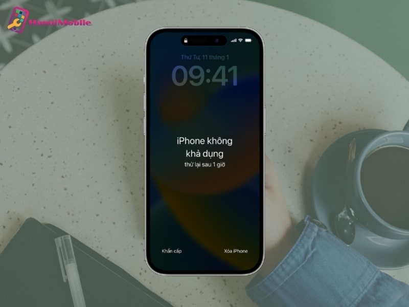 Dấu hiệu iPhone không khả dụng là gì?
