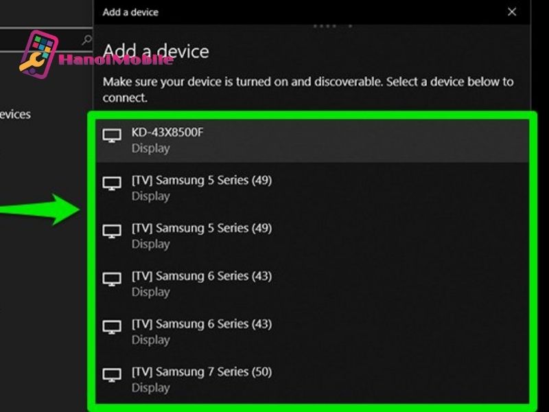 Kết nối máy tính và tivi thông qua Wifi Display