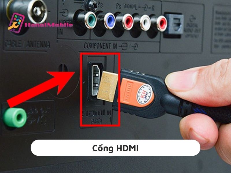 Kết nối máy tính với tivi bằng HDMI