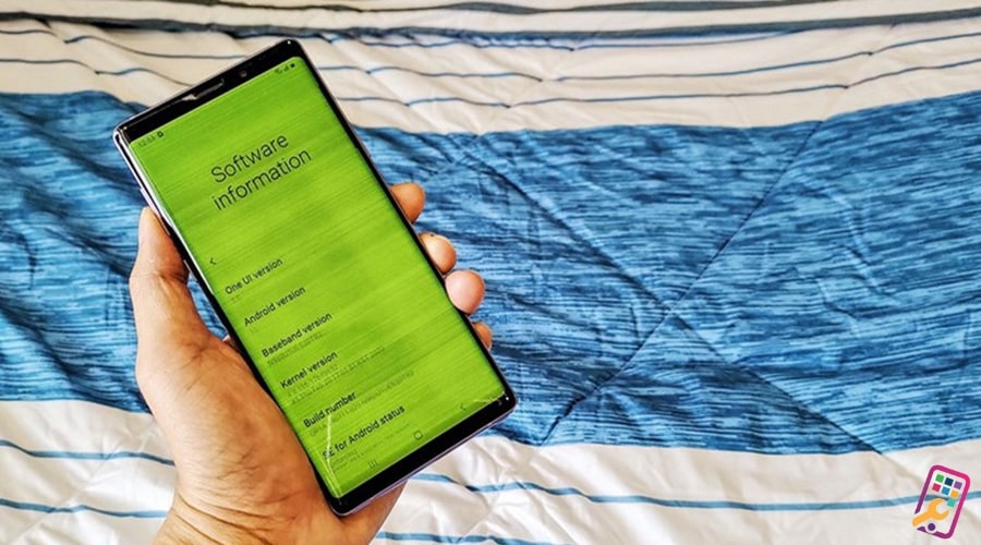 khắc phục màn hình Samsung bị ám xanh 1
